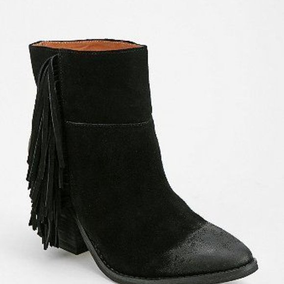 Jeffrey Campbell Fringe Roswell Booties - Picture 2 of 4